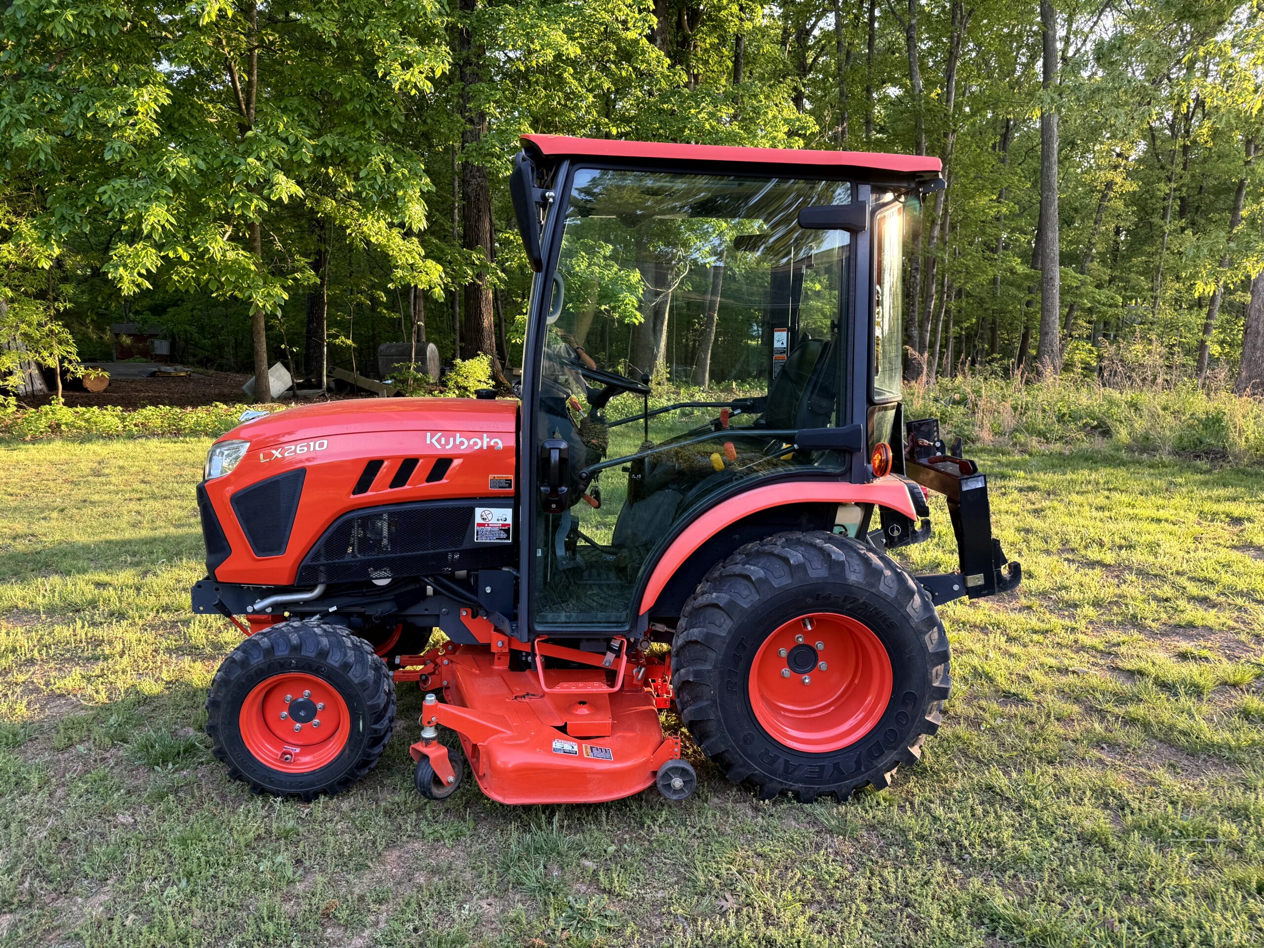 2023 Kubota LX2610 Cab with Heat/Air and 60